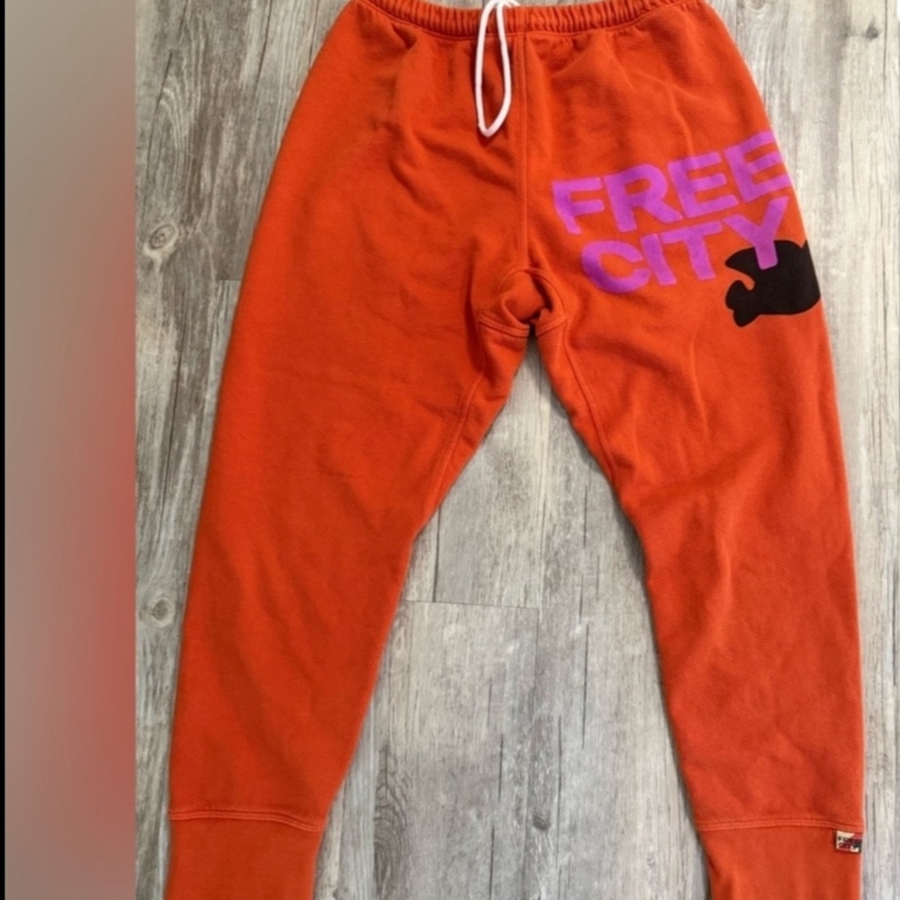 Freecity Joggers in Orange and Purple. Perfect Cond!